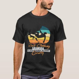 T-shirt Mens Climber Pour Votre Grand-Père D'Escalades