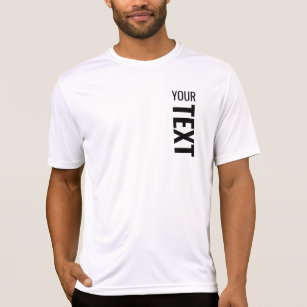 T-shirt Mens Compétiteur Sport Tee - shirt Ajouter Votre T