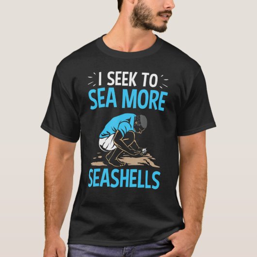 T-shirt Mens Conchologists Conchology Seashell Outfit Seas (Devant)