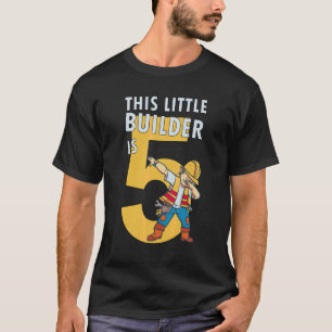 T-shirt Mens Construction 5e Anniversaire Constructeur 5 a