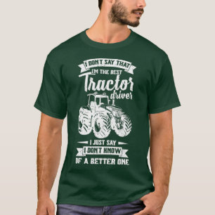 T-shirt Mens Cool Local Farmer Im Le Meilleur Tracteur