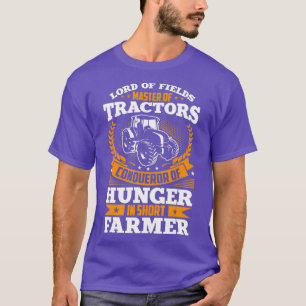 T-shirt Mens Cool Local Fermier Chauffeur De Tracteur Ferm