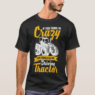 T-shirt Mens Cool Local Fermier Pilote de tracteur M'Agric