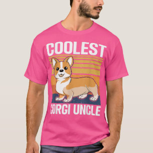 T-shirt Mens Coolest Corgi Uncle