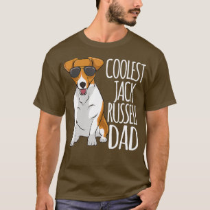 T-shirt Mens Coolest Jack Russel Papa Jack Russell Terrier