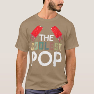 T-shirt Mens Coolest Pop Funny Best Dad Ever Cool Fathers 