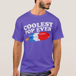 T-shirt Mens Coolest Pop jamais Popsicle Funny Retro Bomb 