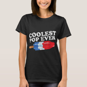 T-shirt Mens Coolest Pop jamais Popsicle Funny Retro Bomb 