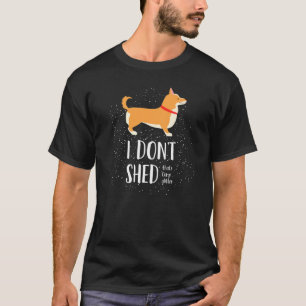 T-shirt Mens Corgi I Dont Shat Corgi Parties scintillant