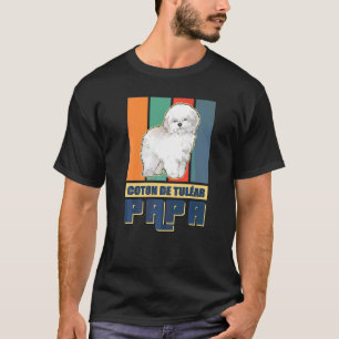 T-shirt Mens Coton De Tuléar Papa Propriétaire Du Chien Co