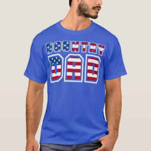 T-shirt Mens Country Music Papa Vintage American Flag1744