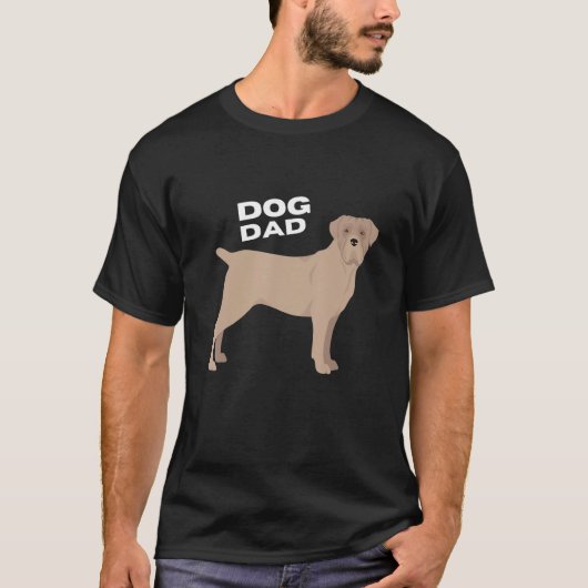 T-shirt Mens Crème Canne Corso Chien Papa Homme (Devant)