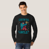 T-shirt Mens Crypto Oncle Bitcoin Coin Hodl Cryptomonnaie (Devant entier)