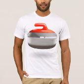 T-Shirt Mens Curling Stone (Devant)