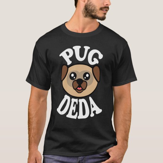 T-shirt Mens Cute Carlin Deda (Devant)