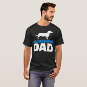 T-shirt Mens Dachshund dad1 (Devant entier)