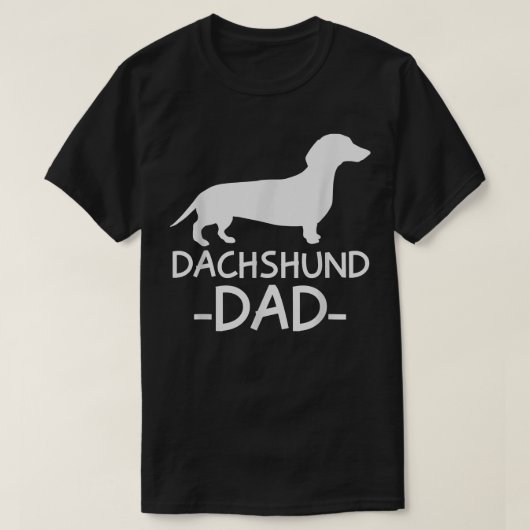 T-shirt Mens Dachshund Dad Weiner Weenie Apparel dog lover (Design devant)