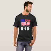 T-shirt Mens Dad Father Graphic Gymnast Gymnastics Acrobat (Devant entier)