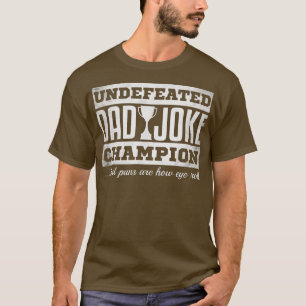 T-shirt Mens Dad Joke Champion drôle cadeau de fête des pè
