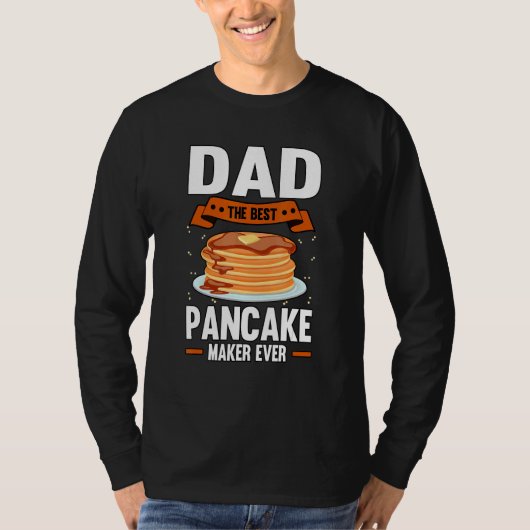 T-shirt Mens Dad Pancake Maker (Devant)