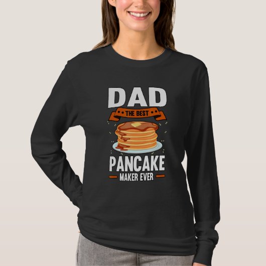 T-shirt Mens Dad Pancake Maker (Devant)