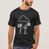 T-shirt Mens Dad What Are Clouds Made Of Linux Servers Mos (Devant)