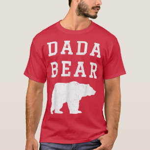 T-shirt Mens Dada Ours Chemise Lumière Vintage Distress Ou