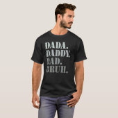 T-shirt Mens Dada Papa Papa Bruh Idée Pour Hommes Pères Da (Devant entier)