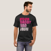 T-shirt Mens Dada Papa Papa Bruh Qui Aime Du Fils Garçons  (Devant entier)