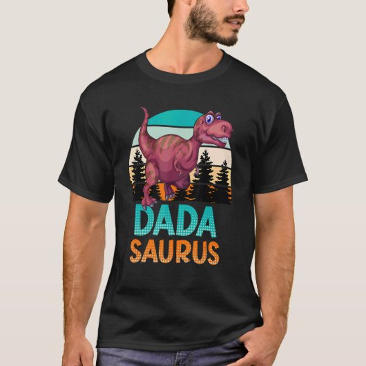 T-shirt Mens Dadasaurus Papasaurus Daddy 1 (Devant)
