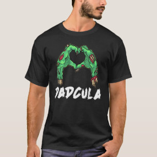 T-shirt Mens Dadcula Lazy Halloween Costume Pun Monster P