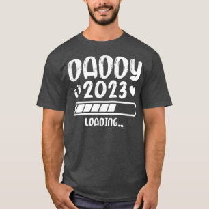 T-shirt Mens Daddy 2023 Pregnancy Announcement First time 