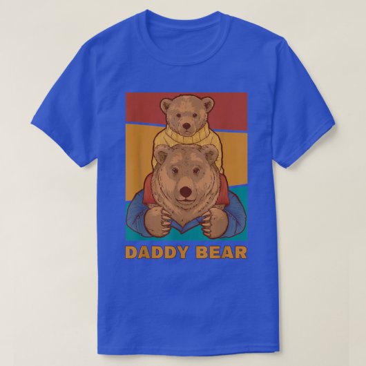 T-shirt Mens Daddy Bear (Design devant)