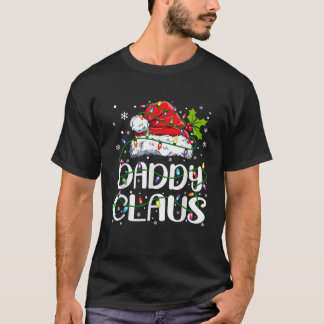 T-shirt Mens Daddy Claus Chemise Noël Lumières Pyjama Fam