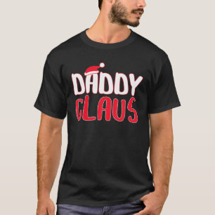 T-shirt Mens Daddy Claus Correspondant Père Noël Costume