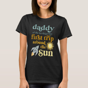 T-shirt Mens Daddy Espace extra-atmosphérique 1er annivers