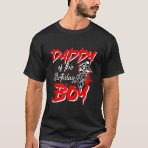 T-shirt Mens Daddy Of The Birthday Boy Bike Rider BMX Da