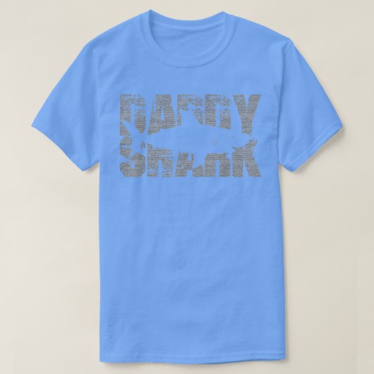 T-shirt Mens Daddy Shark Funny Shark  (Design devant)