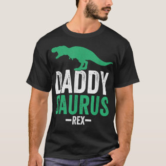 T-shirt Mens Daddysaurus Re Funny Papa 