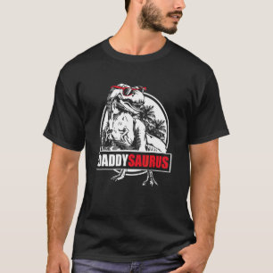 T-shirt Mens Daddysaurus Rex Dinosaur Daddy Saurus Père