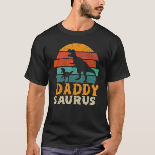 T-shirt Mens Daddysaurus T Rex Dinosaur Drôle Daddy Saurus