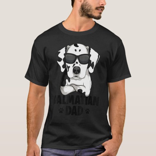 T-shirt Mens Dalmatian Dog Dad_1 (Devant)