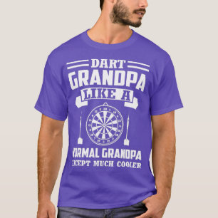 T-shirt Mens Dart Grand-père comme un grand-père normal sa