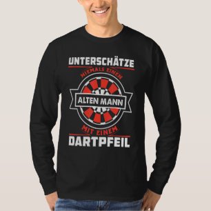 T-shirt Mens Dart Jersey Jamais Un Vieux Homme Dart