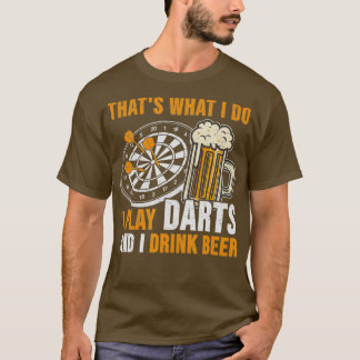 T-shirt Mens Dart Player Cool Citation I pPay Darts Et