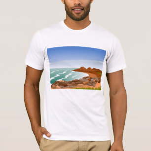 T-shirt Mens de la côte rocheuse
