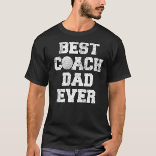 T-shirt Mens déprimé Vintage meilleur entraîneur de golf p