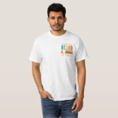 T-shirt Mens Désolé Cette Barbe Est Prise Rétro (Devant entier)
