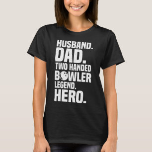 T-shirt Mens Deux Poignées Bowler Funny Bowling Pour Les P