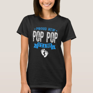 T-shirt Mens Distressed Fiers New Pop Pop C'est un garçon
